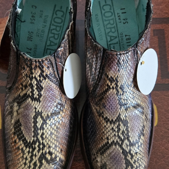🤎 Corral Snakeskin Leather Boots – Never Worn 🤎 - Picture 2 of 7